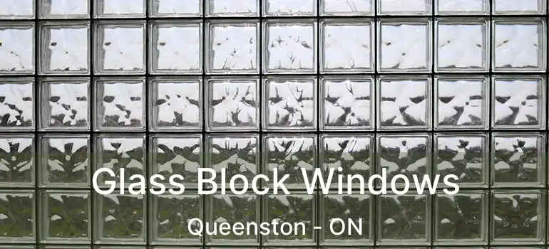 Glass Block Windows Queenston - ON