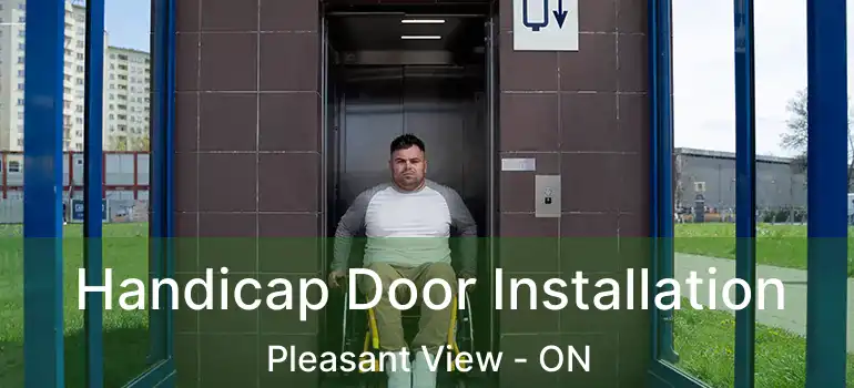  Handicap Door Installation Pleasant View - ON