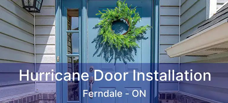  Hurricane Door Installation Ferndale - ON
