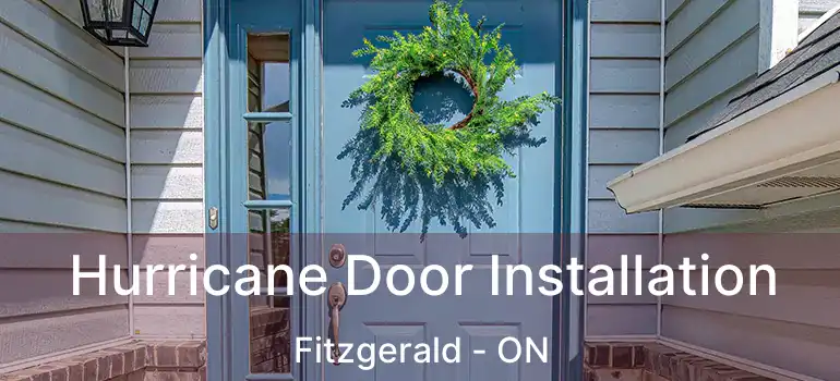  Hurricane Door Installation Fitzgerald - ON