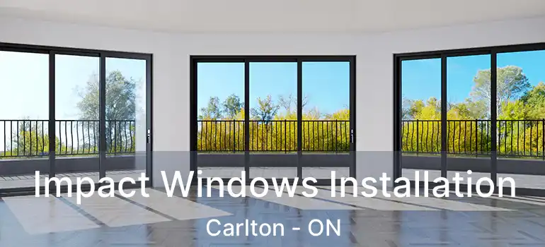  Impact Windows Installation Carlton - ON