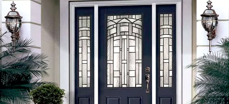 Stained Glass Door Panels in St. Catharines, Ontario