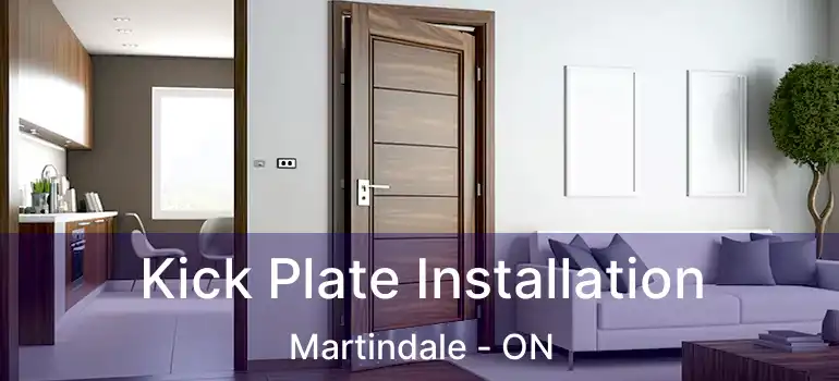  Kick Plate Installation Martindale - ON