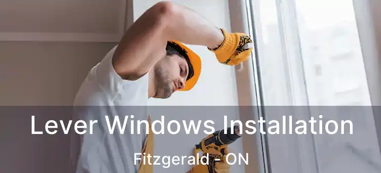  Lever Windows Installation Fitzgerald - ON