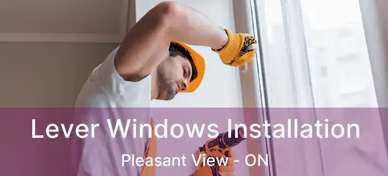 Lever Windows Installation Pleasant View - ON