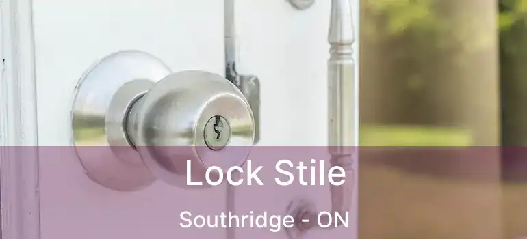  Lock Stile Southridge - ON