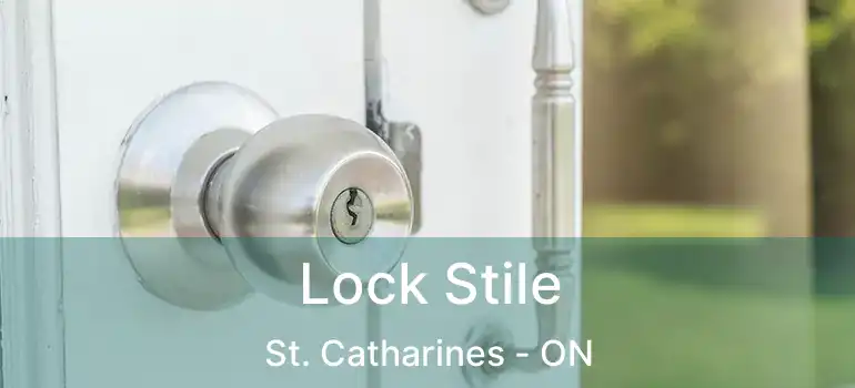  Lock Stile St. Catharines - ON
