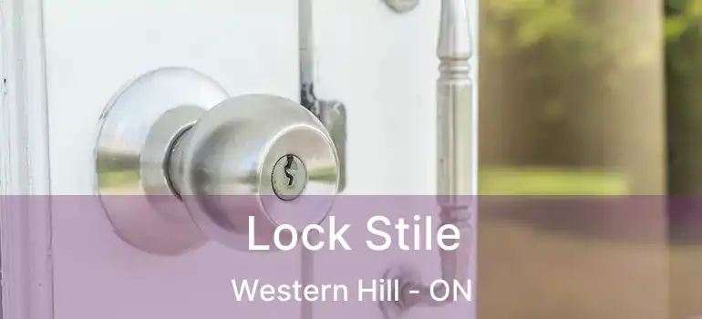  Lock Stile Western Hill - ON