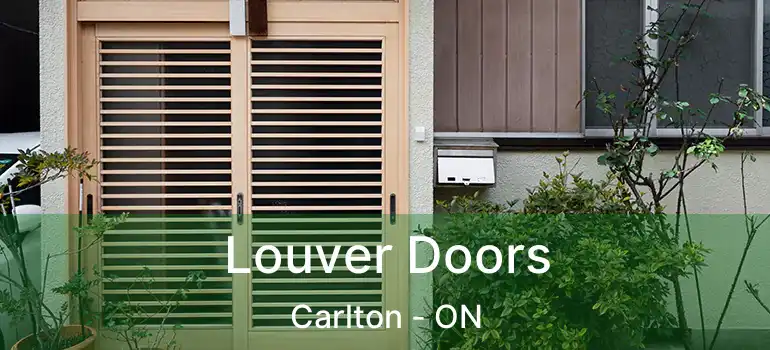 Louver Doors Carlton - ON