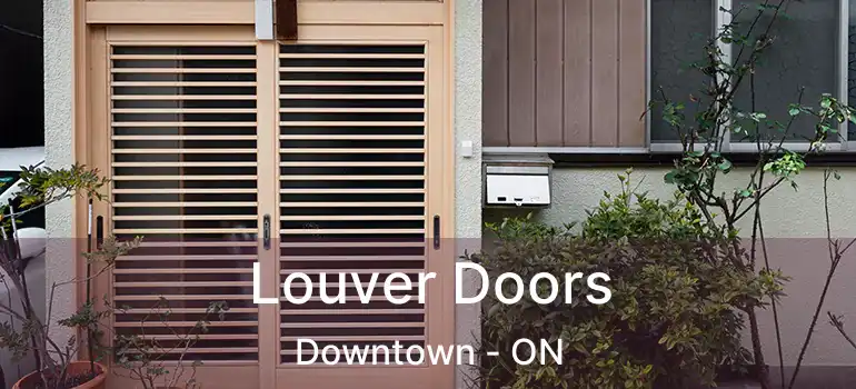 Louver Doors Downtown - ON