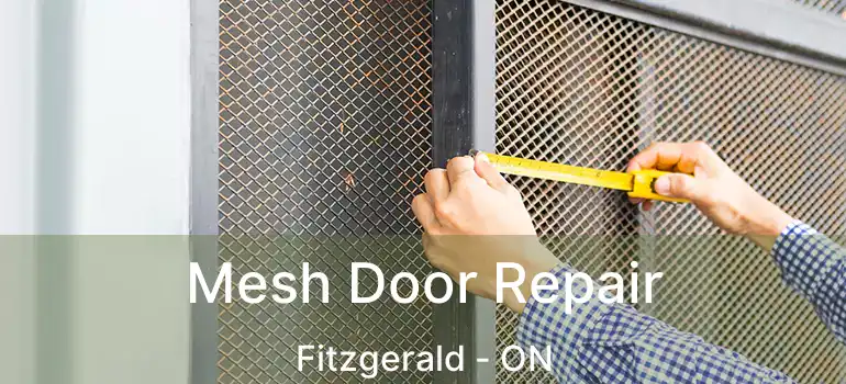 Mesh Door Repair Fitzgerald - ON