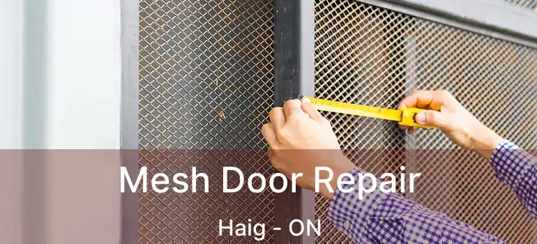 Mesh Door Repair Haig - ON