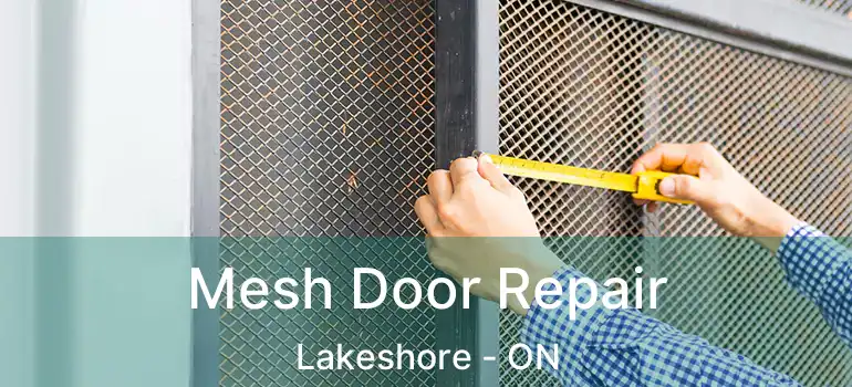 Mesh Door Repair Lakeshore - ON