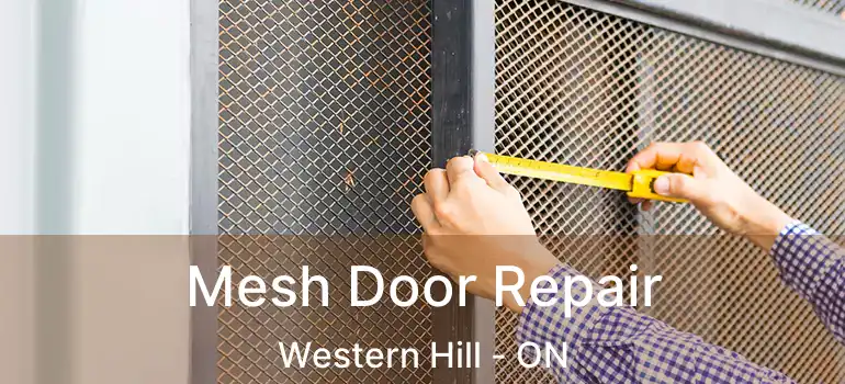  Mesh Door Repair Western Hill - ON