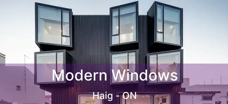  Modern Windows Haig - ON