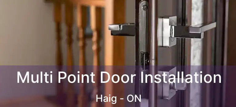  Multi Point Door Installation Haig - ON