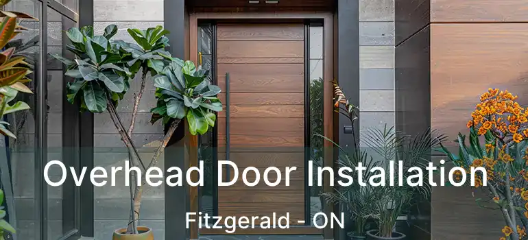  Overhead Door Installation Fitzgerald - ON