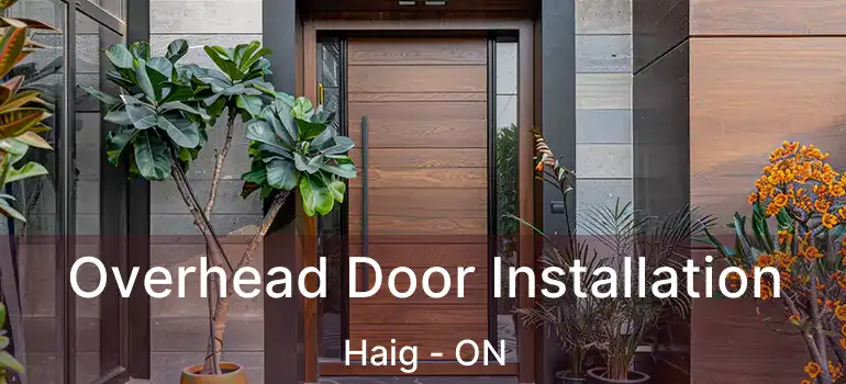  Overhead Door Installation Haig - ON