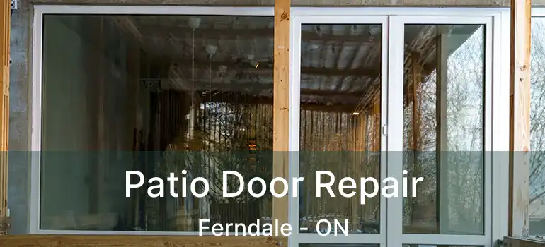 Patio Door Repair Ferndale - ON