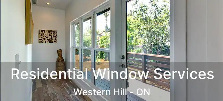 Residential Window Services Western Hill - ON