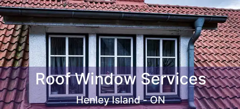  Roof Window Services Henley Island - ON
