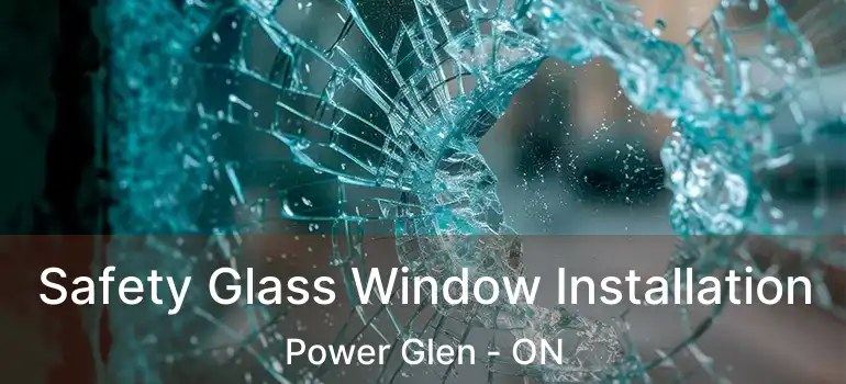 Safety Glass Window Installation Power Glen - ON