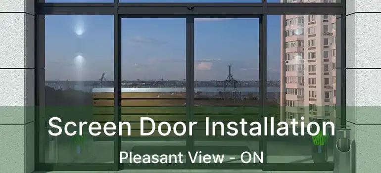 Screen Door Installation Pleasant View - ON
