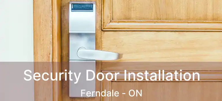  Security Door Installation Ferndale - ON