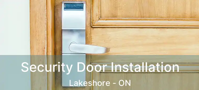  Security Door Installation Lakeshore - ON