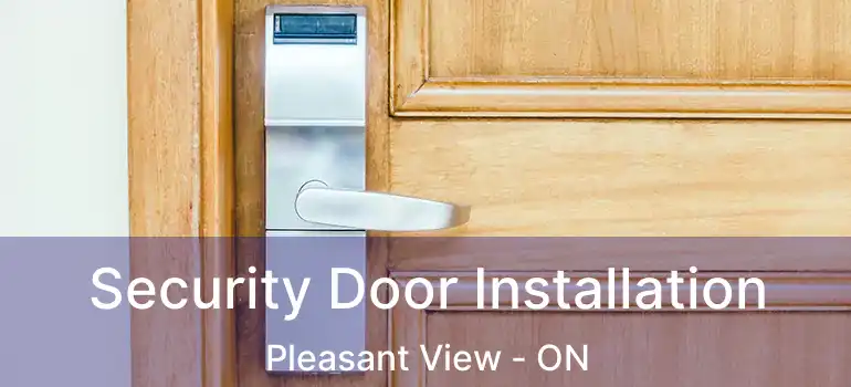  Security Door Installation Pleasant View - ON