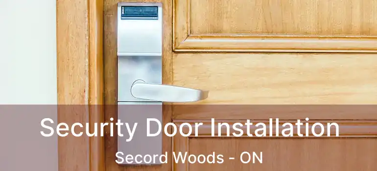 Security Door Installation Secord Woods - ON