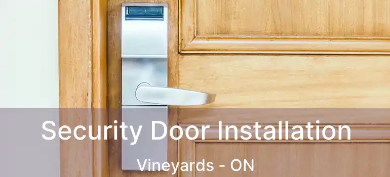  Security Door Installation Vineyards - ON