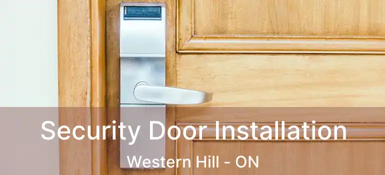  Security Door Installation Western Hill - ON