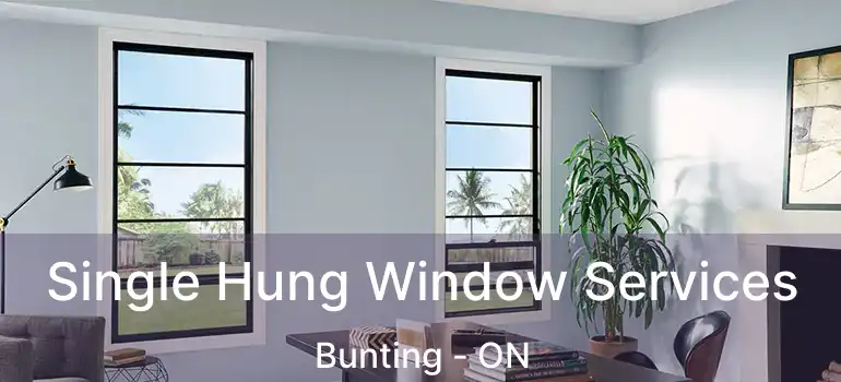  Single Hung Window Services Bunting - ON