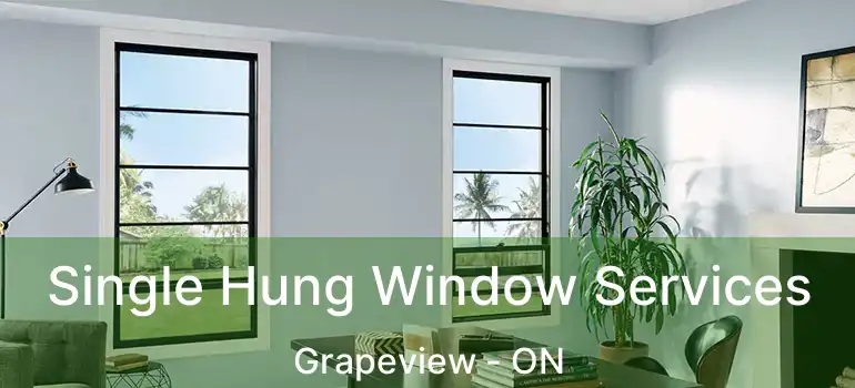  Single Hung Window Services Grapeview - ON