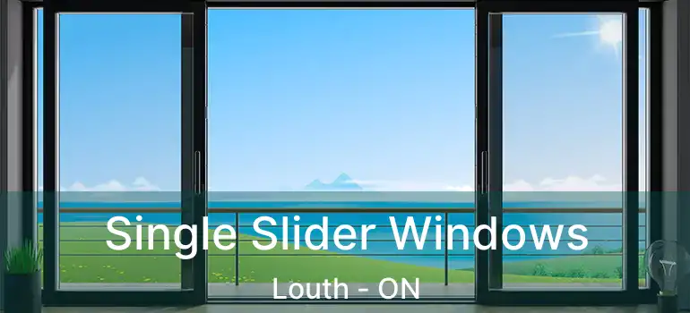 Single Slider Windows Louth - ON