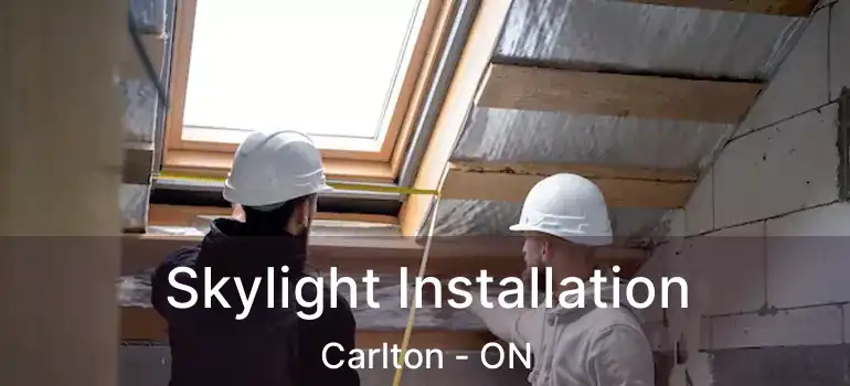  Skylight Installation Carlton - ON