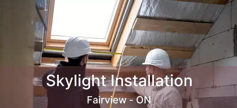  Skylight Installation Fairview - ON