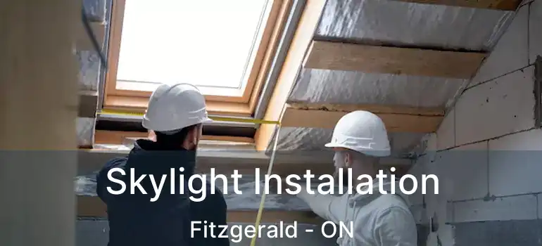 Skylight Installation Fitzgerald - ON