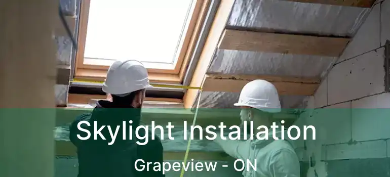 Skylight Installation Grapeview - ON