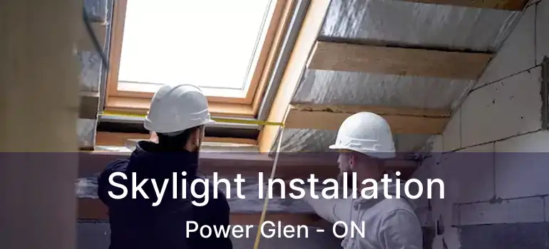 Skylight Installation Power Glen - ON