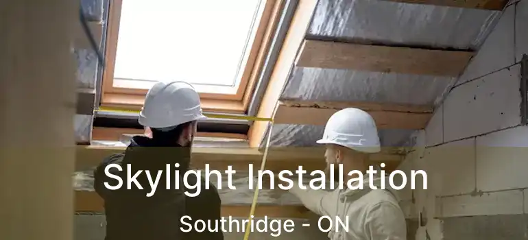 Skylight Installation Southridge - ON