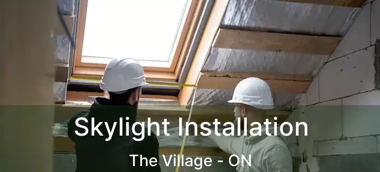 Skylight Installation The Village - ON