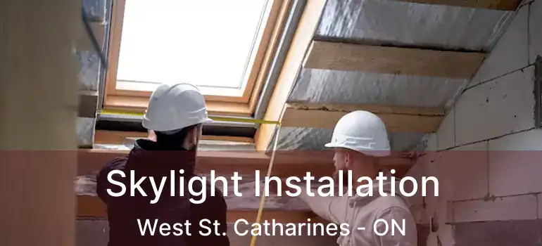  Skylight Installation West St. Catharines - ON