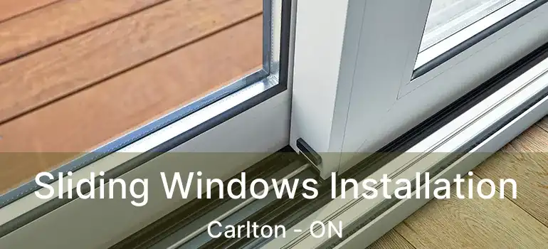  Sliding Windows Installation Carlton - ON