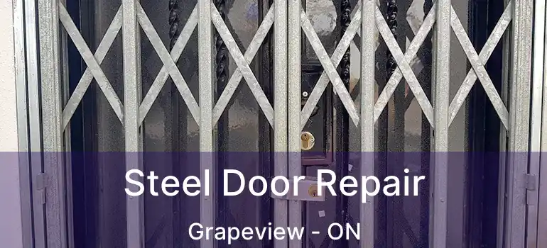  Steel Door Repair Grapeview - ON