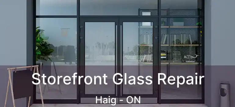  Storefront Glass Repair Haig - ON