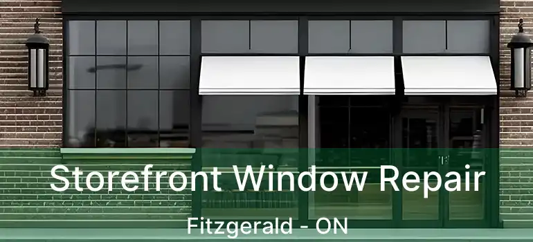  Storefront Window Repair Fitzgerald - ON