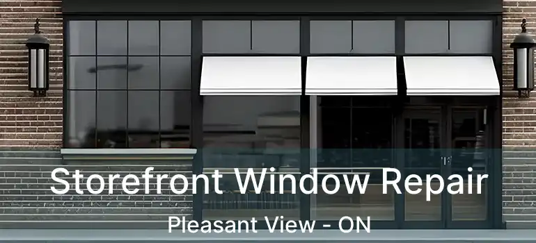 Storefront Window Repair Pleasant View - ON
