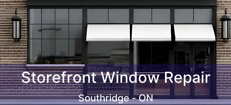  Storefront Window Repair Southridge - ON